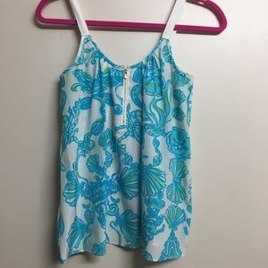 Lilly Pulitzer Silk Shirt! Size XS